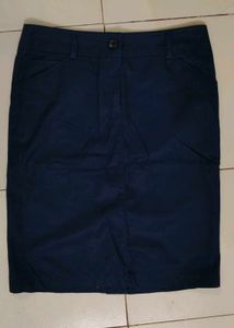 Navy blue skirt