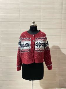 Old navy imported Cozy Snowflake Cardigan