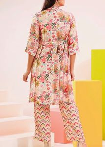 Floral Print 3-Piece Co-ord Set