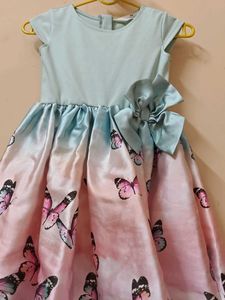 H&amp;M Girls Butterfly Dress