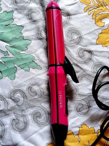 Pink Hair Curler &amp; Straightener