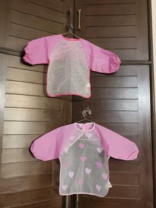 Mothercare Hearts Coverall Pack of 2 Bibs Set