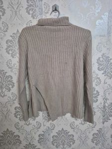 Cozy Beige Turtleneck Sweater