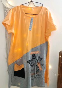 Long Tshirt Women Free Size