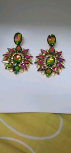 Rainbow Korean earrings