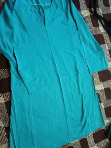 Teal Blue Kurta