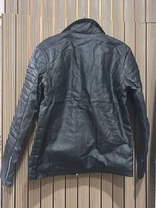 Stylish Black Faux Leather Jacket