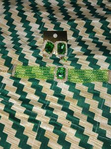 Green Jewel Set