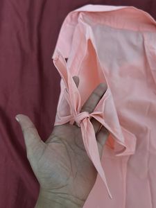 Chic Pink Button-Up Shirt