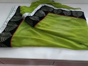 soft shimmer saree