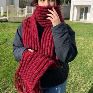 crochet Chunky Knit Mikasa scarf💓