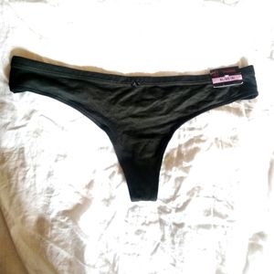 Brand new Black Thong Panties