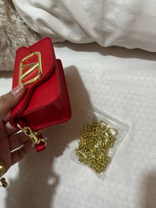 Valentino ❤️inspired Red Micro Bag