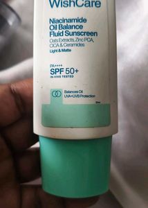 WishCare Niacinamide Oil Balance Sunscreen SPF 50+