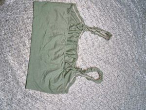 Cute Green Cropped Camisole Top