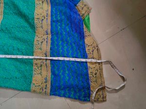 Embroidered Green Kurta