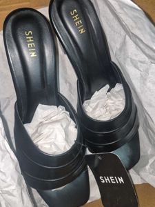 Completely new Black Block Heel Sandals