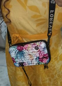 Floral Print Crossbody Bag
