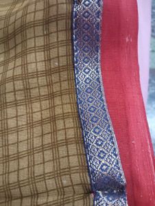 Beautiful Printed Navy Blue Saree