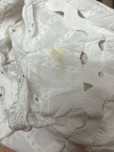 White Eyelet Off-Shoulder Top