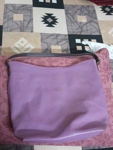 Lavender Shoulder Bag used and with wallet asfree