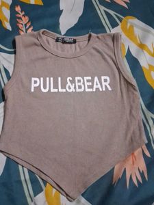 Pull&Bear Ribbed Tank Top