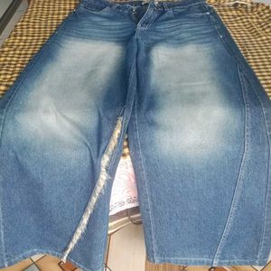 New Stylish Wide Leg Denim Jeans