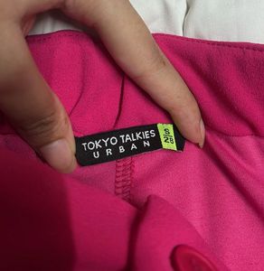 Hot Pink A-Line Mini Skirt