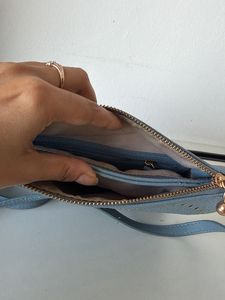 Denim Blue Crossbody Bag