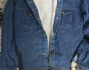 women denim winter jacket