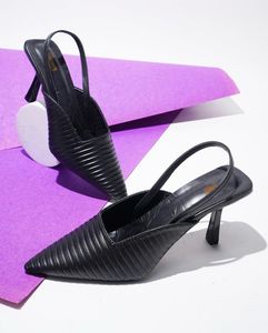 Black Slingback Heels