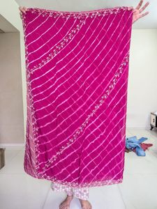 zardosi &amp; beads cherry pink  lehenga choli