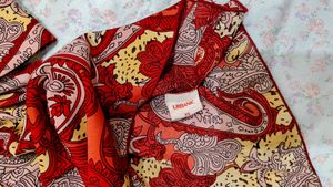 Boho Red Paisley Print Mini Dress