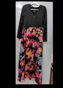 URBANIC - Vibrant Floral Maxi Dress