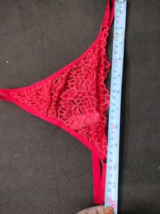 Red Lace 🤎Thong30 size