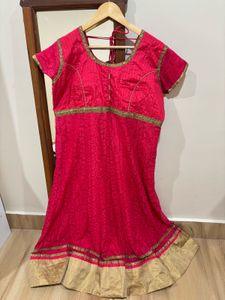 Beautiful Pink Anarkali/Frock Kurta