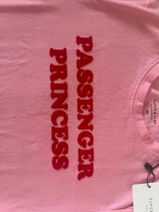 Pink "Passenger Princess" Graphic T-Shirt