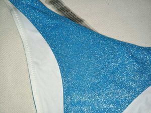 Sparkly Blue Bikini Bottoms