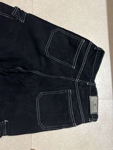 Black Jeans with White Stitching