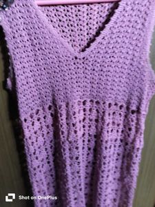 Knitted Lavender Dress