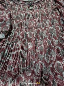 Pink Printed Top