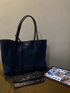 Authentic GOYARD Stylish Blue house bag