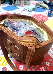 Unused Stylish Brown Tote bag with Tassels – Store