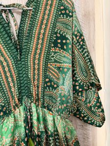 Bohemian Paisley Print Dress