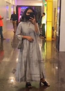 Chanderi Silk Anarkali Kurta