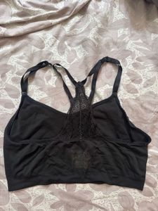 Black Lace Back bralette