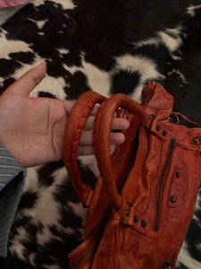 Rare Balenciaga Red city bag Handbag
