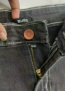 Classic Black Washed Denim Jeans