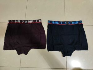 New Pack Of Two Mens Trunks Size - 100 CM