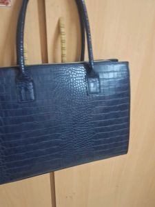 Stylish Navy Blue Tote Bag